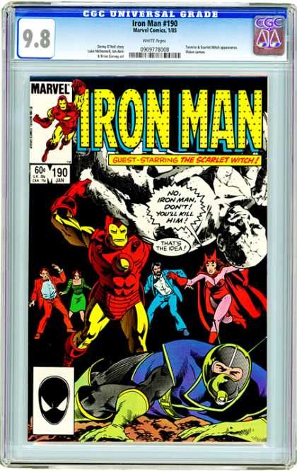CGC Graded Comics - Iron Man #190 (CGC)