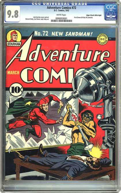 CGC Graded Comics - Adventure Comics #72 (CGC)