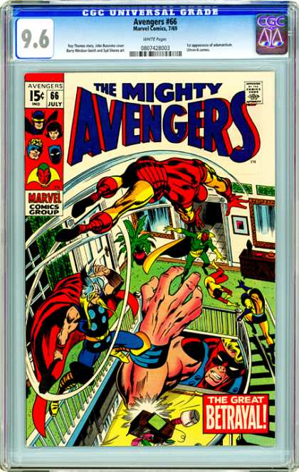 CGC Graded Comics - Avengers #66 (CGC)
