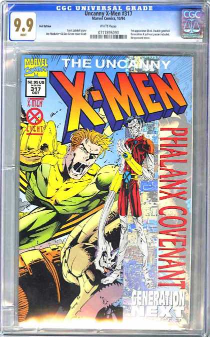 CGC Graded Comics - Uncanny X-Men #317 (CGC) - Uncanny - Marvel - Palanx - Covenant - Generation Next