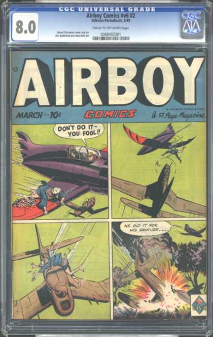CGC Graded Comics - Airboy Comics #v6 #2 (CGC)