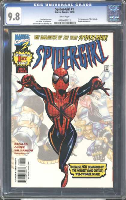 CGC Graded Comics - Spider-Girl #1 (CGC) - Spider-girl - Superhero - Marvel Comics - Approved By The Comics Code - Stunning 1st Issue