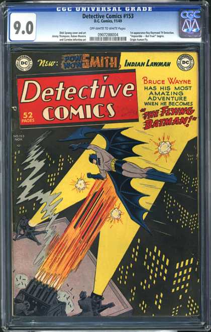 CGC Graded Comics - Detective Comics #153 (CGC) - Detective Comics - Dc Comics - Superman - National Comics - Indian Lawman