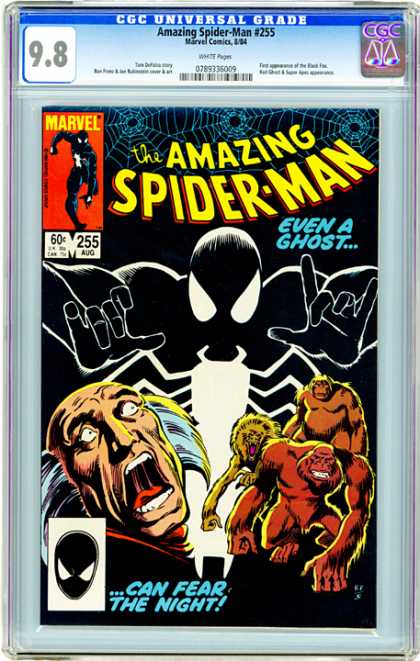 CGC Graded Comics - Amazing Spider-Man #255 (CGC) - Lovely - Anticipating - Extra-ordinary - Cookies - Humourous