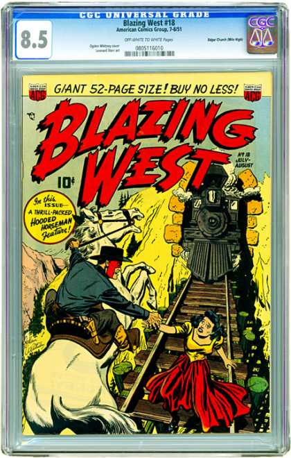 CGC Graded Comics - Blazing West #18 (CGC)