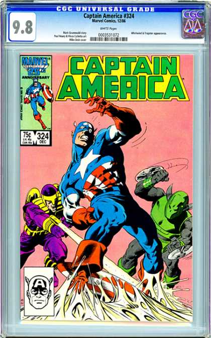 CGC Graded Comics - Captain America #324 (CGC)