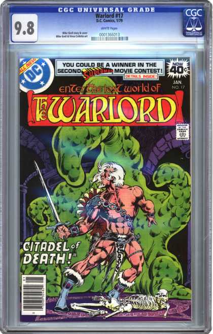 CGC Graded Comics - Warlord #17 (CGC) - Dc - Dc Comics - Warlord - Citadel Of Death - Monster