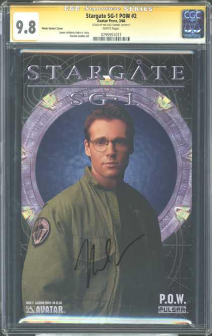 CGC Graded Comics - Stargate SG-1: P.O.W. #2 (CGC) - Stargate - Sg-1 - Glasses - Green Jacket - Space