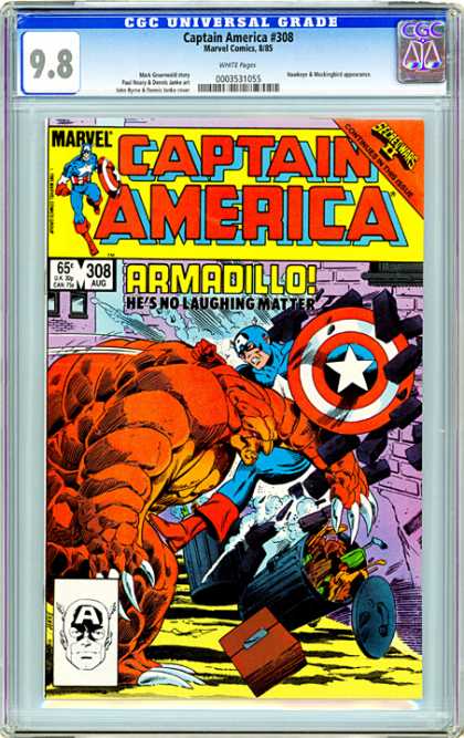 CGC Graded Comics - Captain America #308 (CGC)