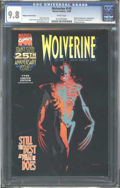 CGC Graded Comics - Wolverine #145 (CGC) - Wolverine - Claws - Costume - Mutant - Superhero