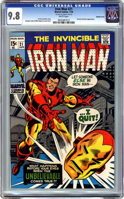 CGC Graded Comics - Iron Man #21 (CGC)