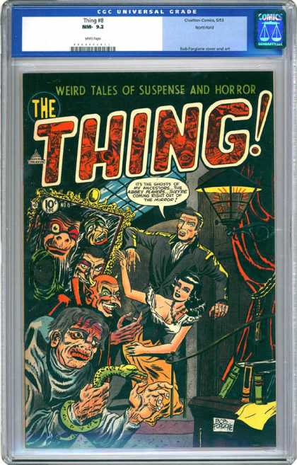 CGC Graded Comics - Thing #8 (CGC) - Weird Tales - Suspense - Horror - The Thing - Universal Grade