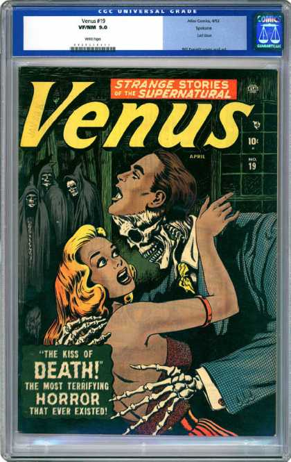 CGC Graded Comics - Venus #19 (CGC) - Venus - Blonde - Skeleton - Business Suit - Apri