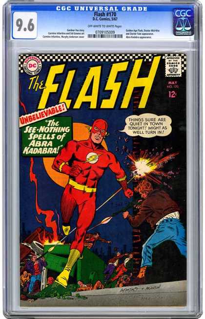CGC Graded Comics - Flash #170 (CGC) - The Flash - Abrakadabra - Crime - Spell - Ignorance