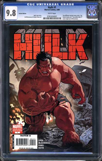 CGC Graded Comics - Hulk #1 (CGC) - Muscles - Strong - Powerful - Scary - Intimidating