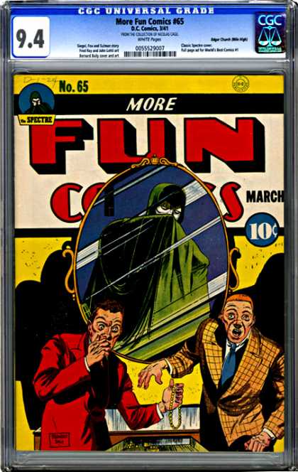 CGC Graded Comics - More Fun Comics #65 (CGC) - No 65 - March - Mirror - Gold - Robbery