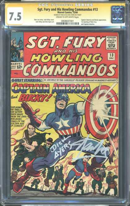 CGC Graded Comics - Sgt. Fury and His Howling Commandos #13 (CGC)