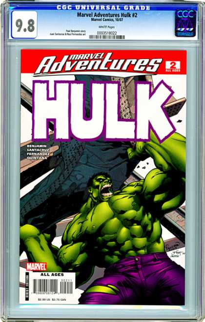 CGC Graded Comics - Marvel Adventures Hulk #2 (CGC)
