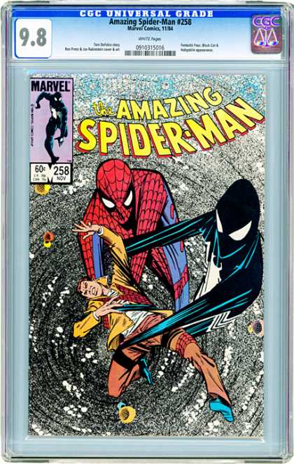 CGC Graded Comics - Amazing Spider-Man #258 (CGC) - Amazing Spider-man - Costume - Superhero - Man - Marvel