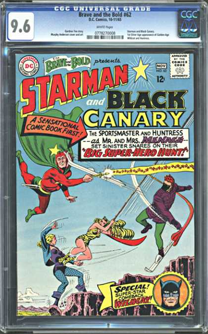 CGC Graded Comics - Brave and the Bold #62 (CGC) - Brave And Bold - Starman - Black Canary - Starman And Black Canary - Big Super Hero Hunt