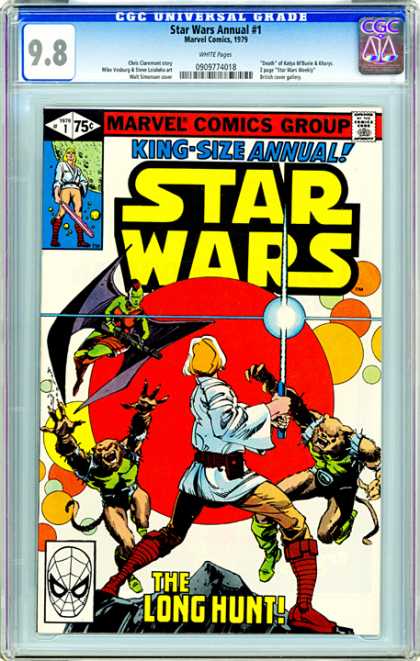 CGC Graded Comics - Star Wars Annual #1 (CGC) - King Size - Annual - Marvel Comics Group - Star Wars - Long Hunt