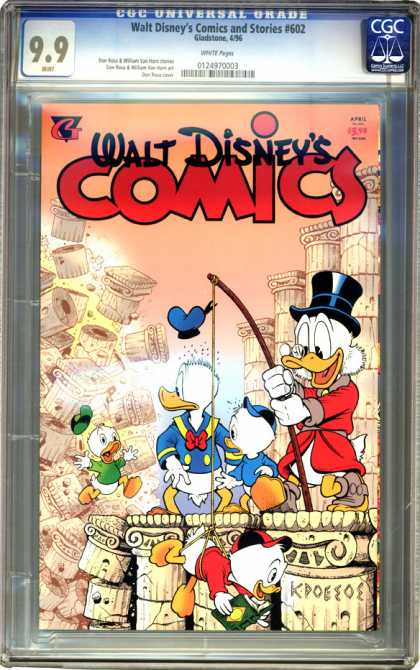 CGC Graded Comics - Walt Disney's Comics and Stories #602 (CGC) - Disney - Donald - Uncle Scrooge - Huey - Duey