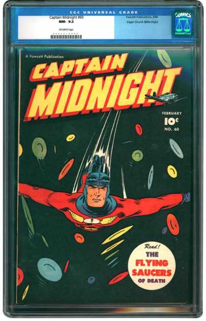 CGC Graded Comics - Captain Midnight #60 (CGC)