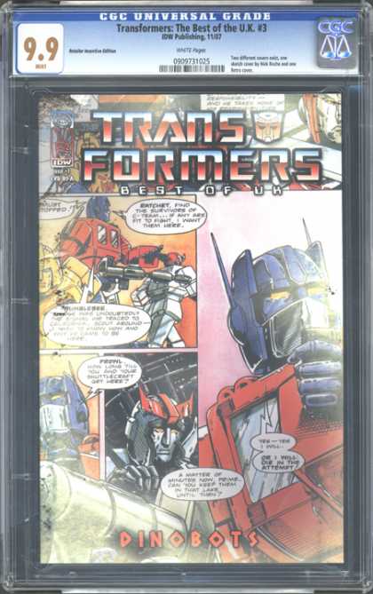 CGC Graded Comics - Transformers: Best of UK #3 (CGC)