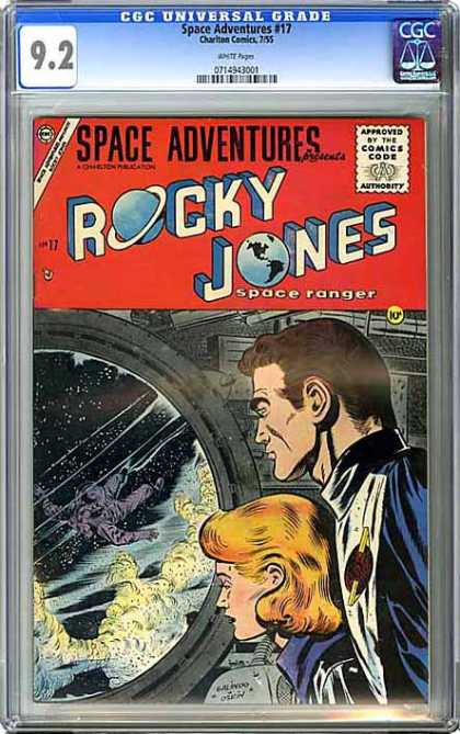 CGC Graded Comics - Space Adventures #17 (CGC) - Rocky Jones - Space - Adventure - Astronaut - Ranger