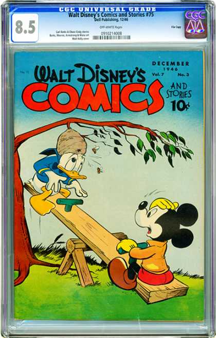 CGC Graded Comics - Walt Disney's Comics and Stories #75 (CGC)