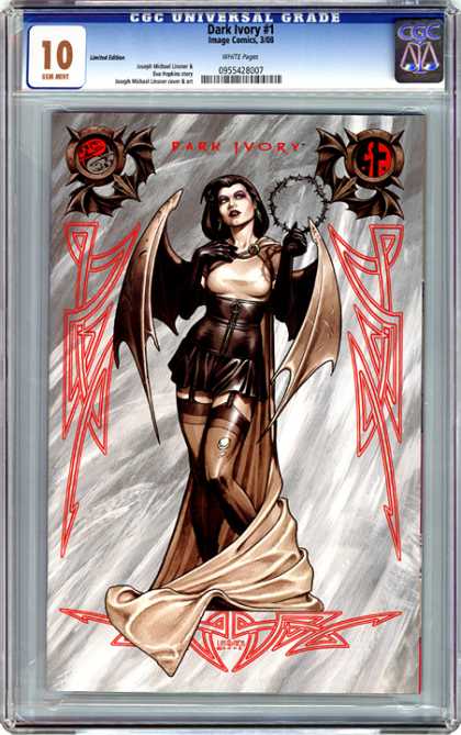 CGC Graded Comics - Dark Ivory #1 (CGC) - Park Ivory - Bat - Woman - Cloth - Ring