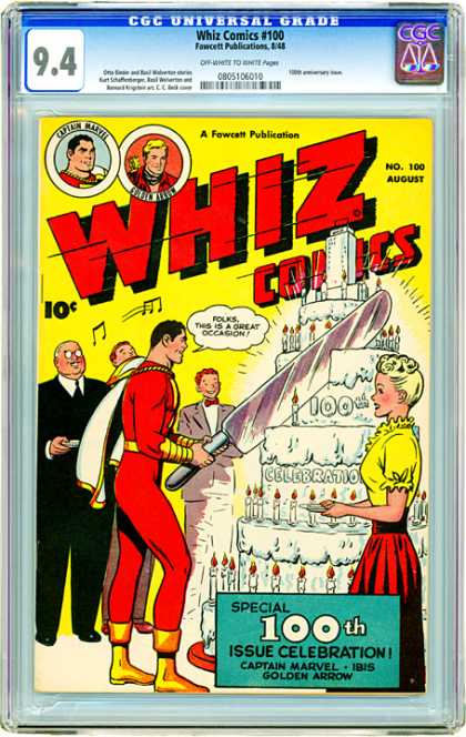 CGC Graded Comics - Whiz Comics #100 (CGC)