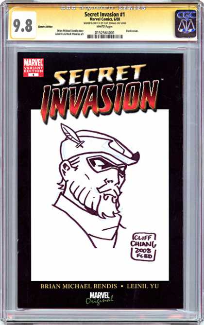 CGC Graded Comics - Secret Invasion #1 (CGC) - Street Invasion 1 - Marvel Comics - Feather - Bendis - Yu