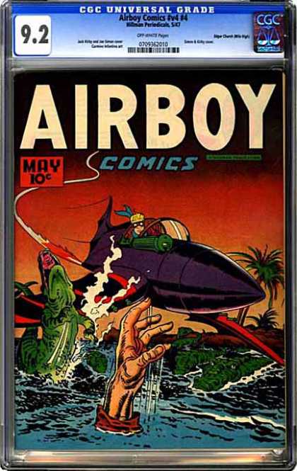 CGC Graded Comics - Airboy Comics #v4 #4 (CGC)