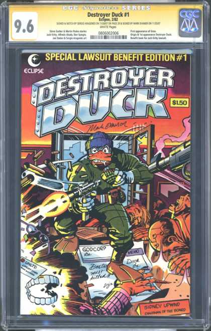 CGC Graded Comics - Destroyer Duck #1 (CGC)