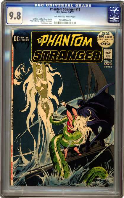 CGC Graded Comics - Phantom Stranger #18 (CGC) - Anagonda Snake - Sinke Lady - Phantom - Stranger - Super Women