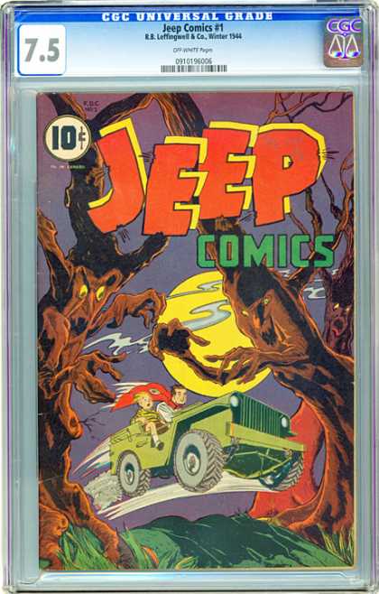 CGC Graded Comics - Jeep Comics #1 (CGC)