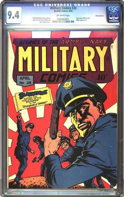 CGC Graded Comics - Military Comics #28 (CGC)