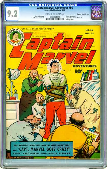 CGC Graded Comics - Captain Marvel Adventures #56 (CGC)