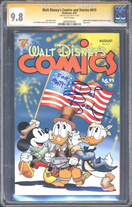 CGC Graded Comics - Walt Disney's Comics and Stories #615 (CGC)