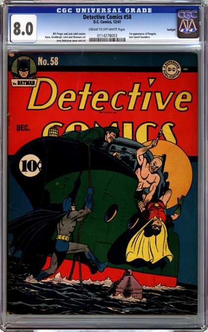 CGC Graded Comics - Detective Comics #58 (CGC)