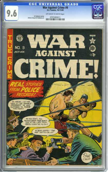 CGC Graded Comics - War Against Crime #9 (CGC)