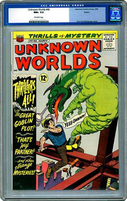 CGC Graded Comics - Unknown Worlds #46 (CGC)