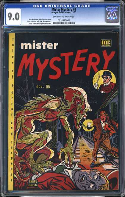 CGC Graded Comics - Mister Mystery #2 (CGC)
