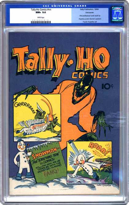 CGC Graded Comics - Tally-Ho Comics #nn (CGC) - Monster - Green - Orange - Snowman - Snow