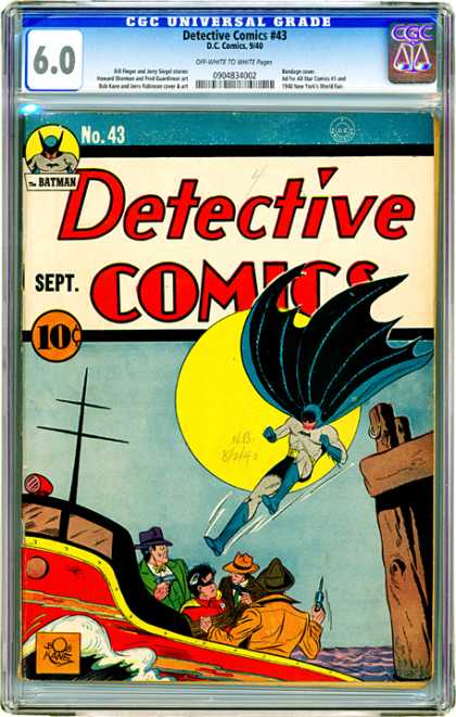 CGC Graded Comics - Detective Comics #43 (CGC)