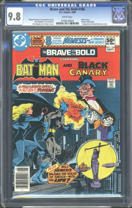CGC Graded Comics - Brave and the Bold #166 (CGC) - Batman - Black Canary - Dc Comics - No 166 - Return Of The Penguin