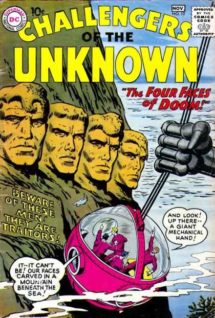 Challengers of the Unknown 10 - Dc - Dc Comics - Unknown - Traitors - Four Faces Of Doom - Matt Hollingsworth