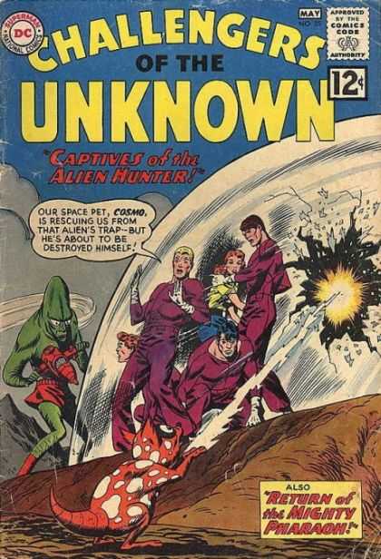 Challengers of the Unknown 25 - Alien Hunter - Cosmo - Pharaoh - Containment Field - Pet