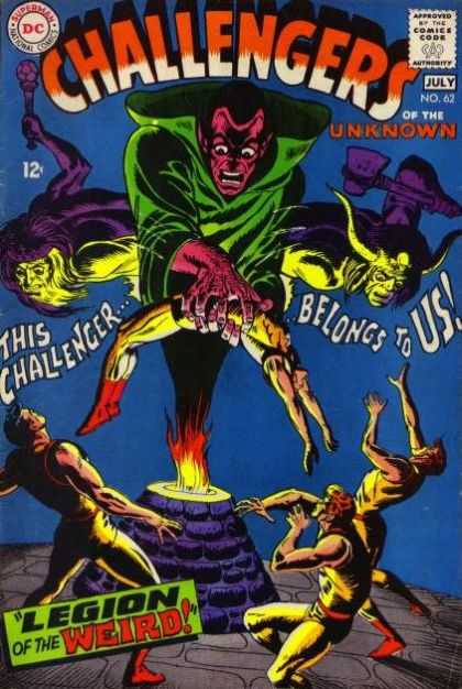 Challengers of the Unknown 62 - Devil - Frakula - Woman - Hero - Fire